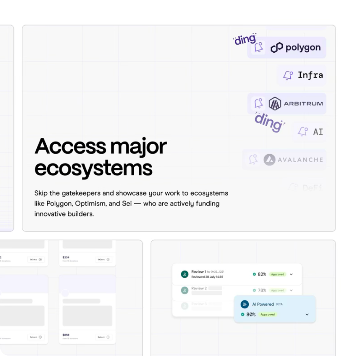 Access major ecosystems benefit card